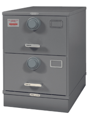 7110-01-029-5767 | Multi-Lock Class 6, 2 Drawer File Cabinet, Gray